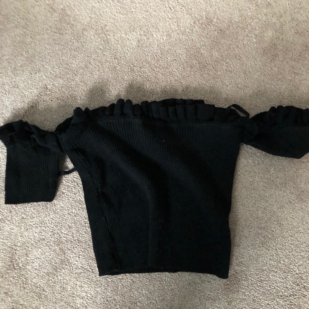 Black crop top from Akira size S